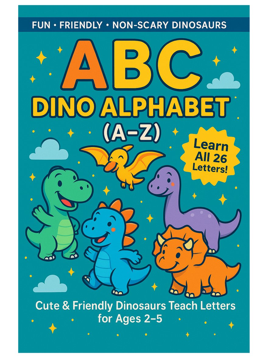 ABC Dino Alphabet A to Z cover
