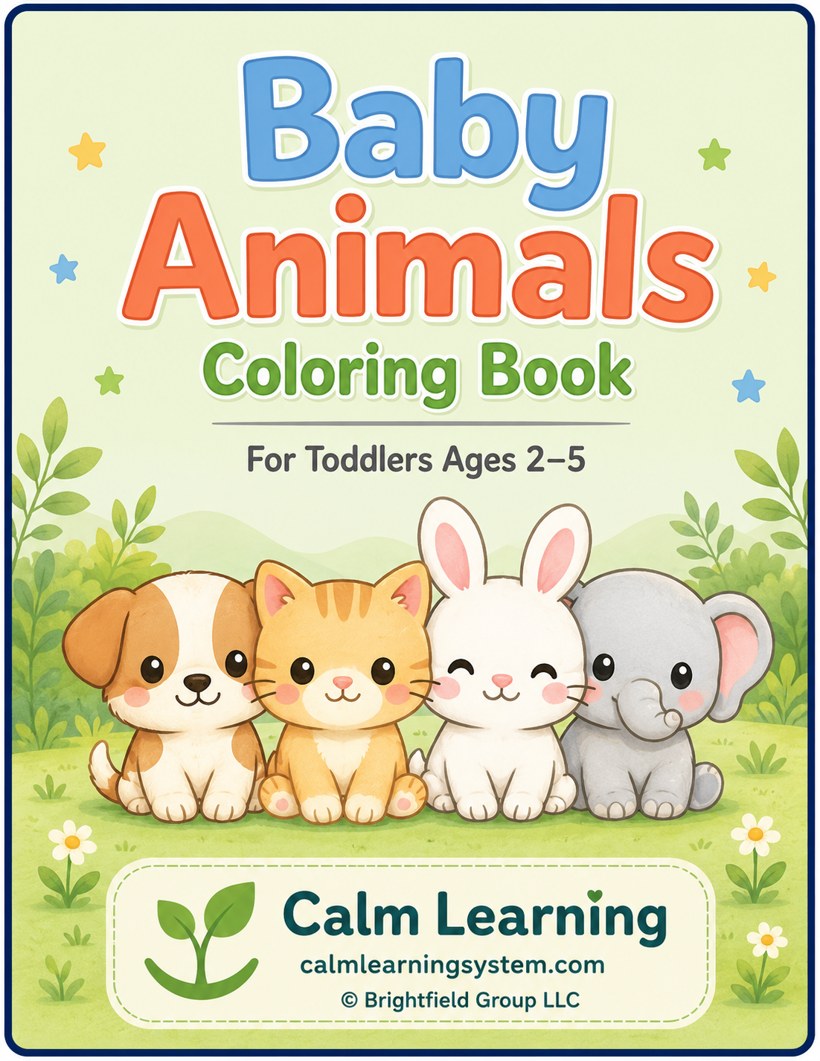 Baby Animal Coloring Pages cover
