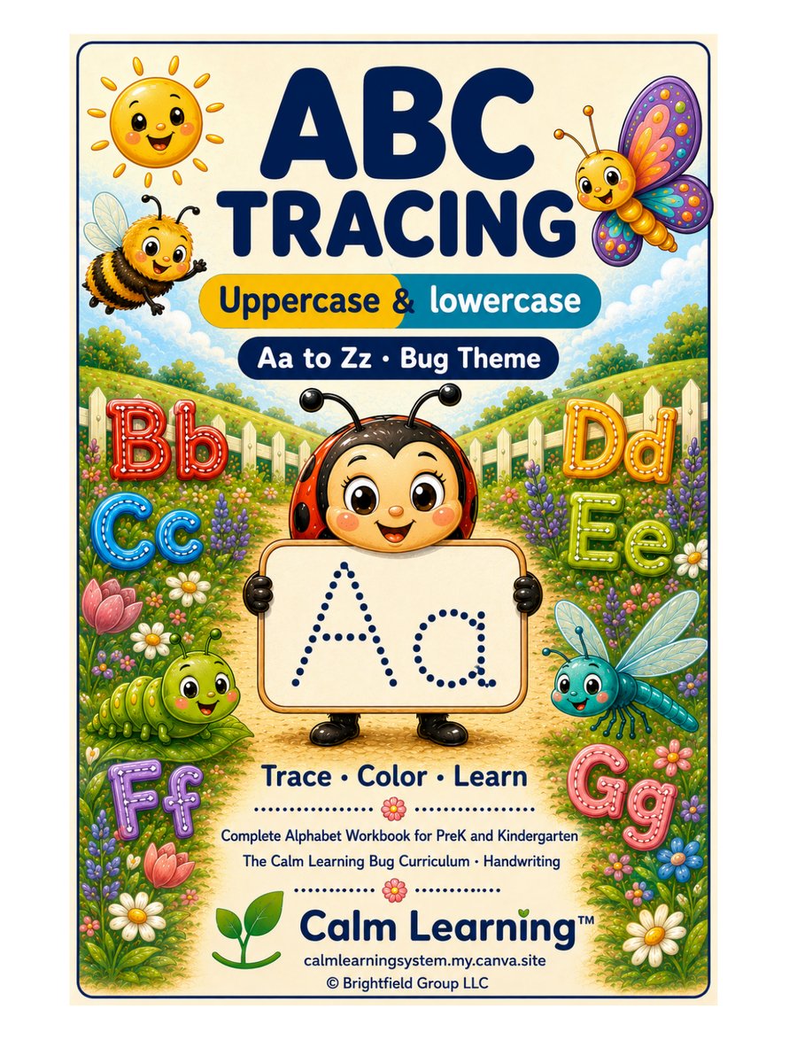 Bug Mixed Case Letter Tracing Aa-Zz cover