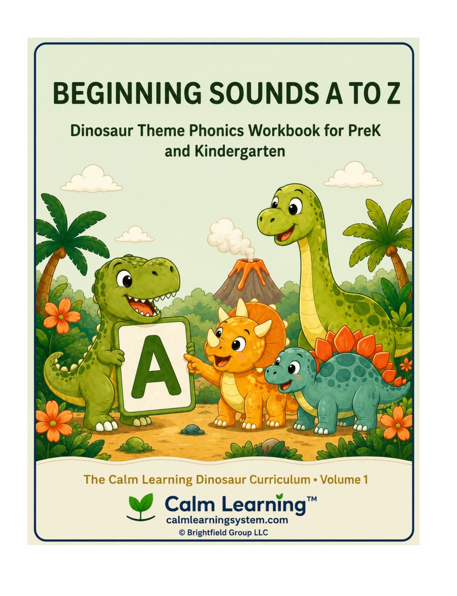 Dino Beginning Sounds A to Z cover