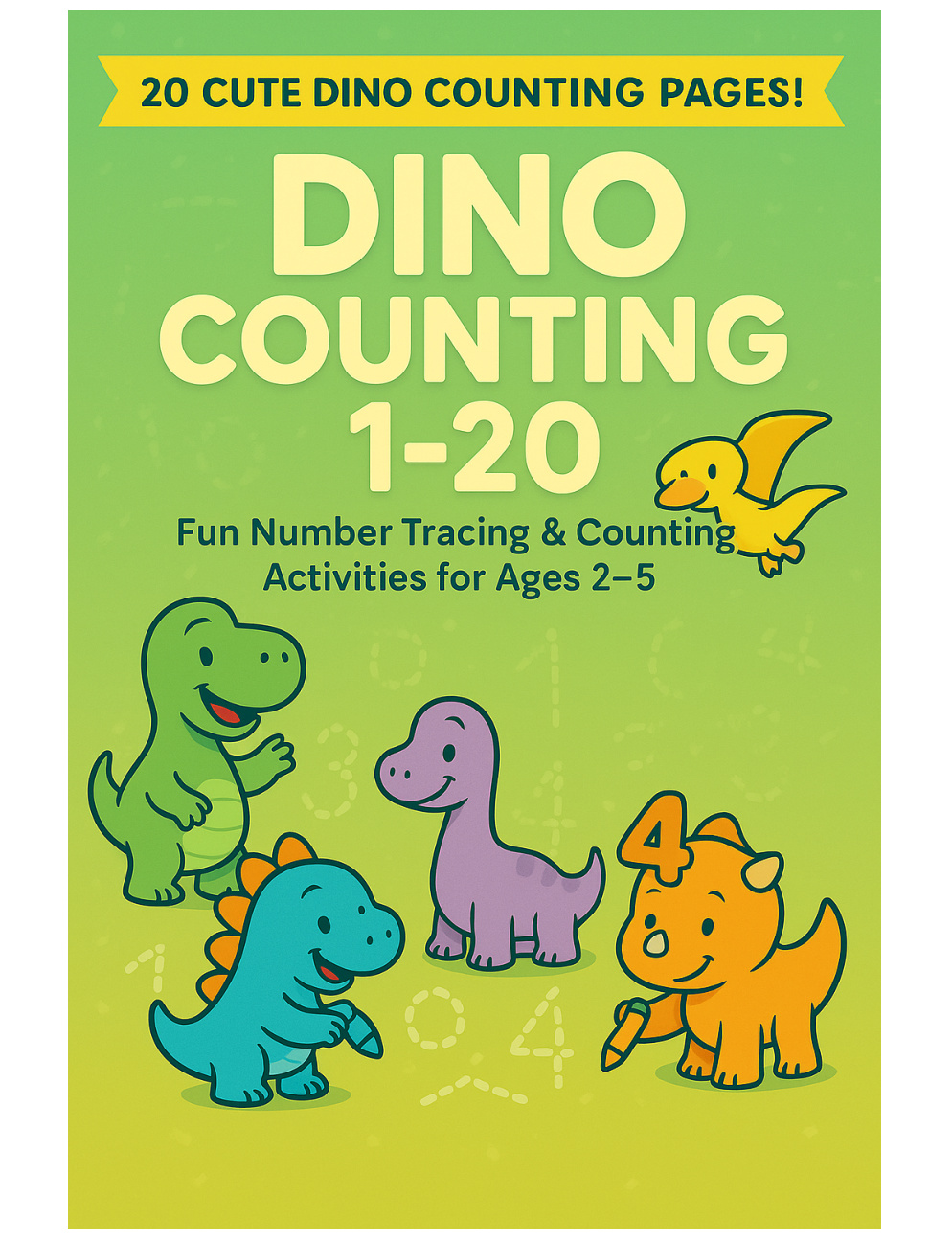 Dino Counting 1-20 cover