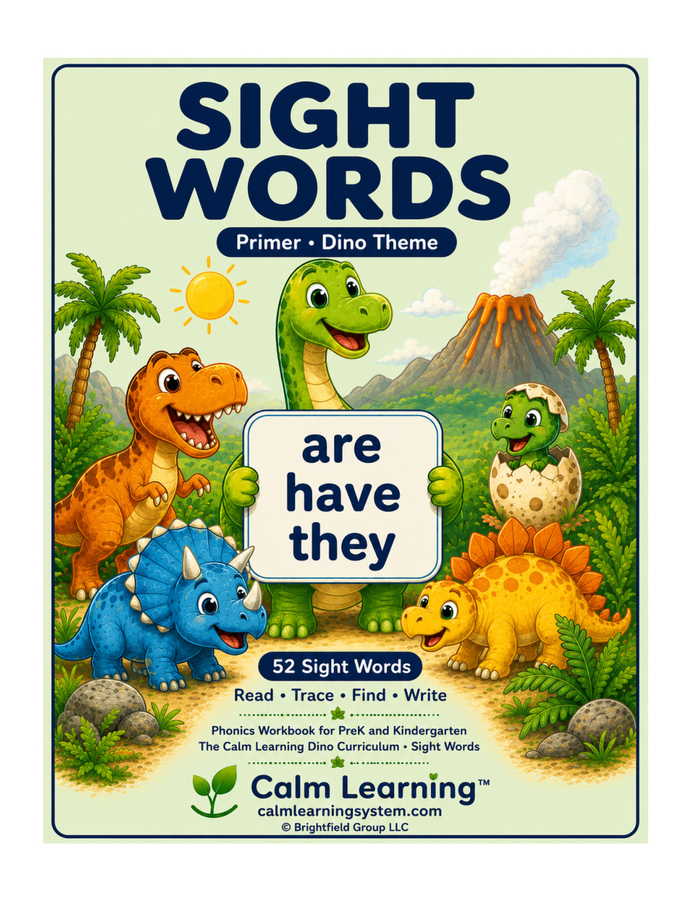 Dino Sight Words Primer cover