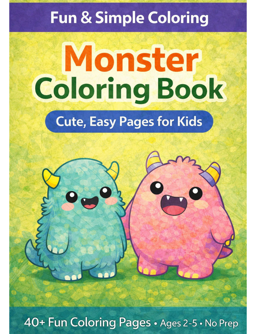 Monster Coloring Book cover