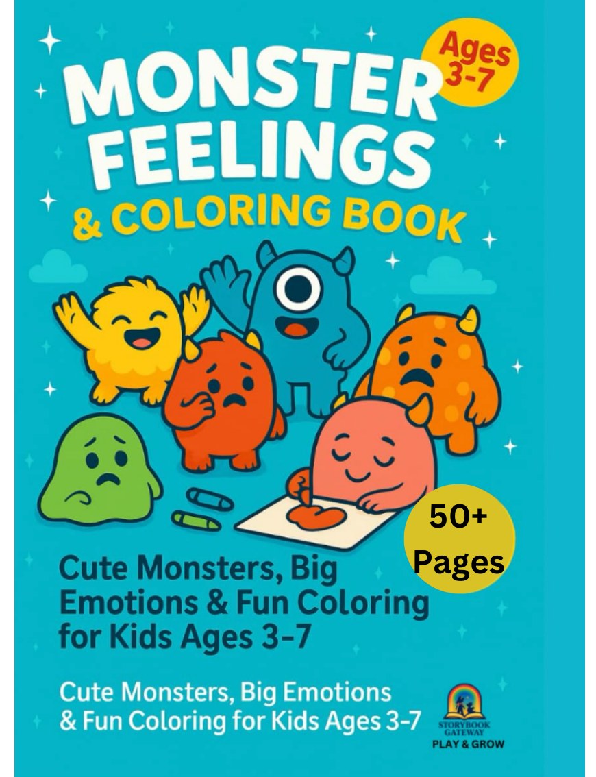 Monster Emotions Worksheets cover