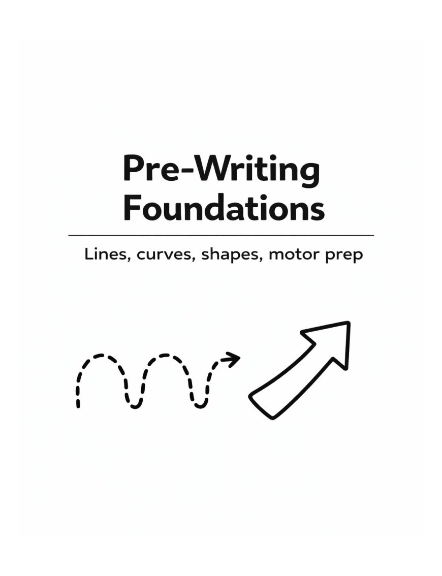 Pre-Writing and Alphabet Tracing Workbook cover