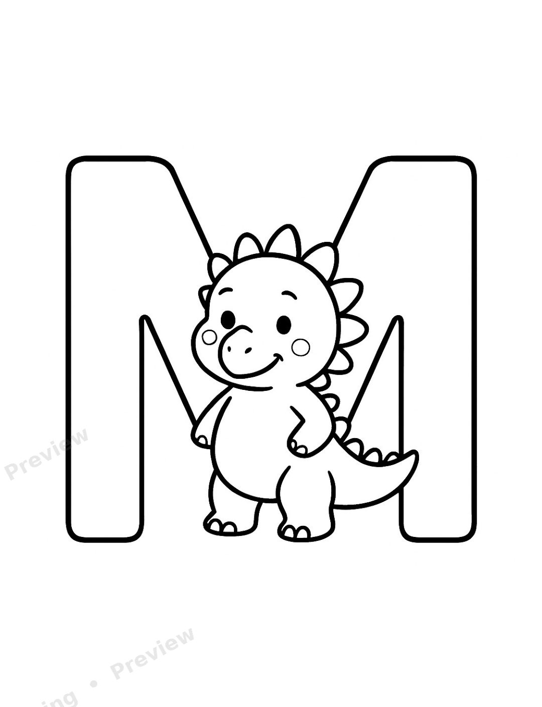 ABC Dino Alphabet A to Z preview page 2