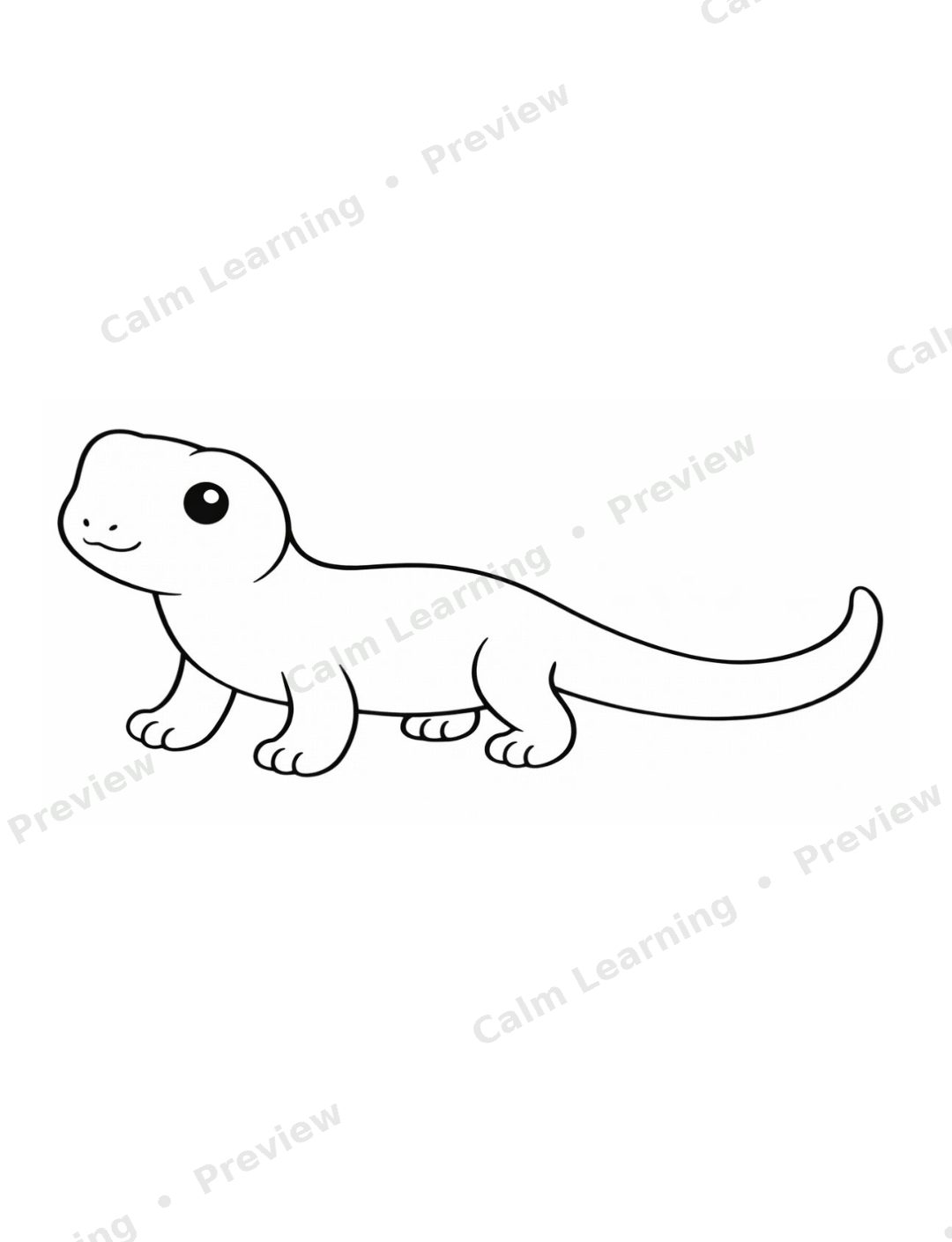 Baby Animal Coloring Pages preview page 3