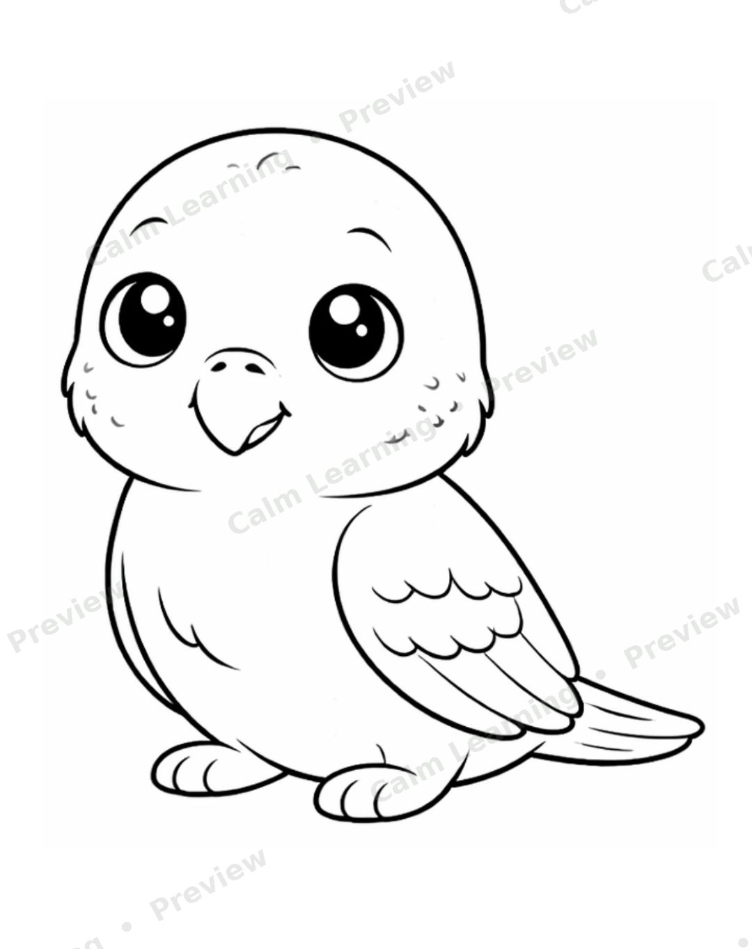Baby Pets Coloring Pages preview page 1