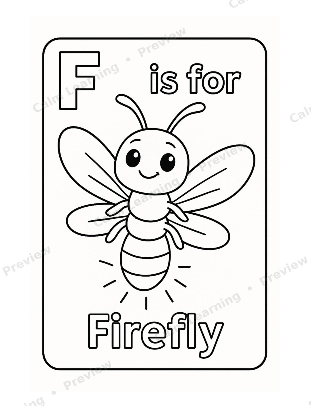 Bug Alphabet Flashcards A to Z preview page 1