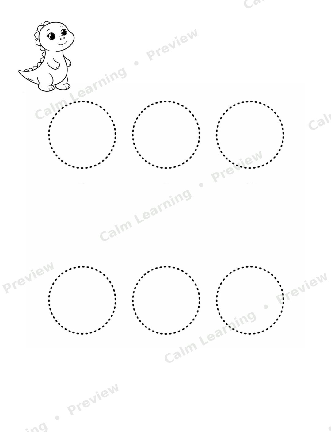 Dinosaur Fine Motor Activities preview page 1