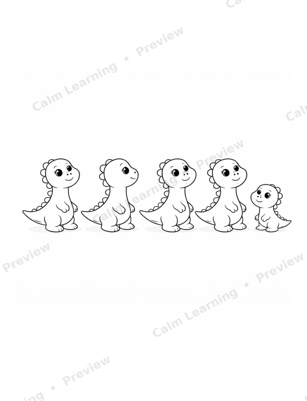 Dinosaur Fine Motor Activities preview page 3