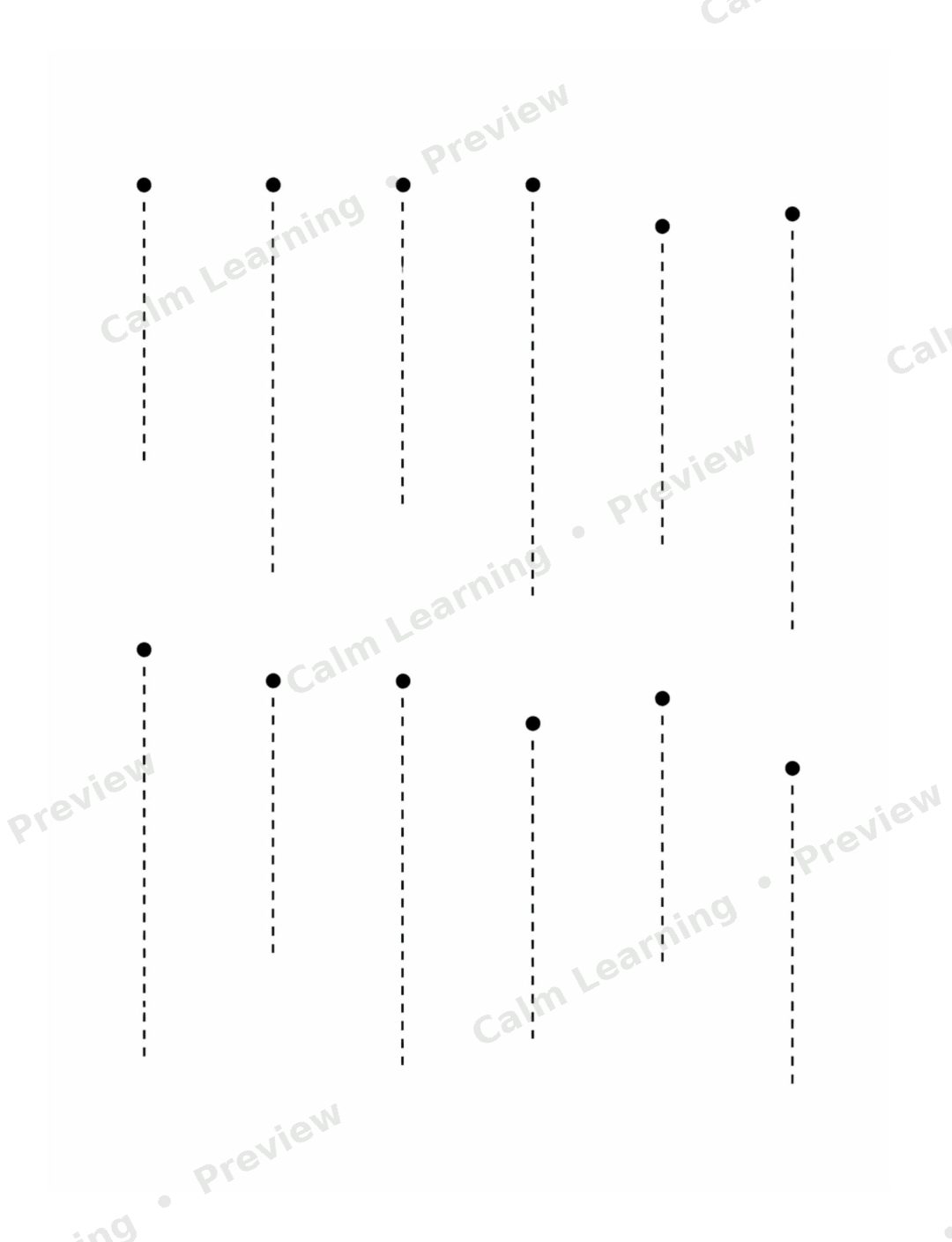 Fine Motor Tracing Paths preview page 1