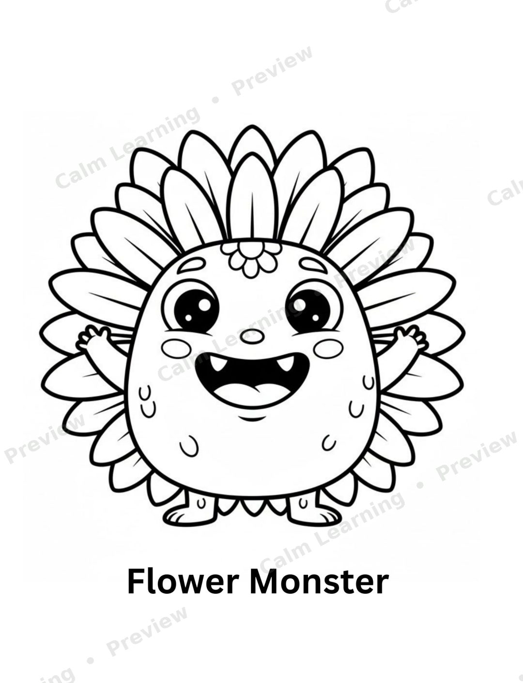 Monster Emotions Worksheets preview page 3