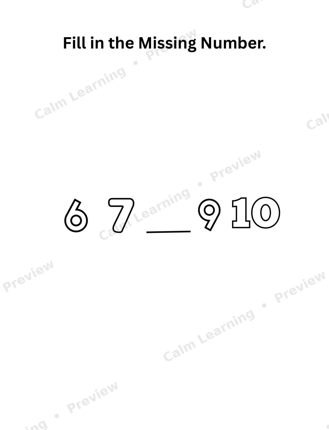 Number Recognition 11 to 20 preview page 3