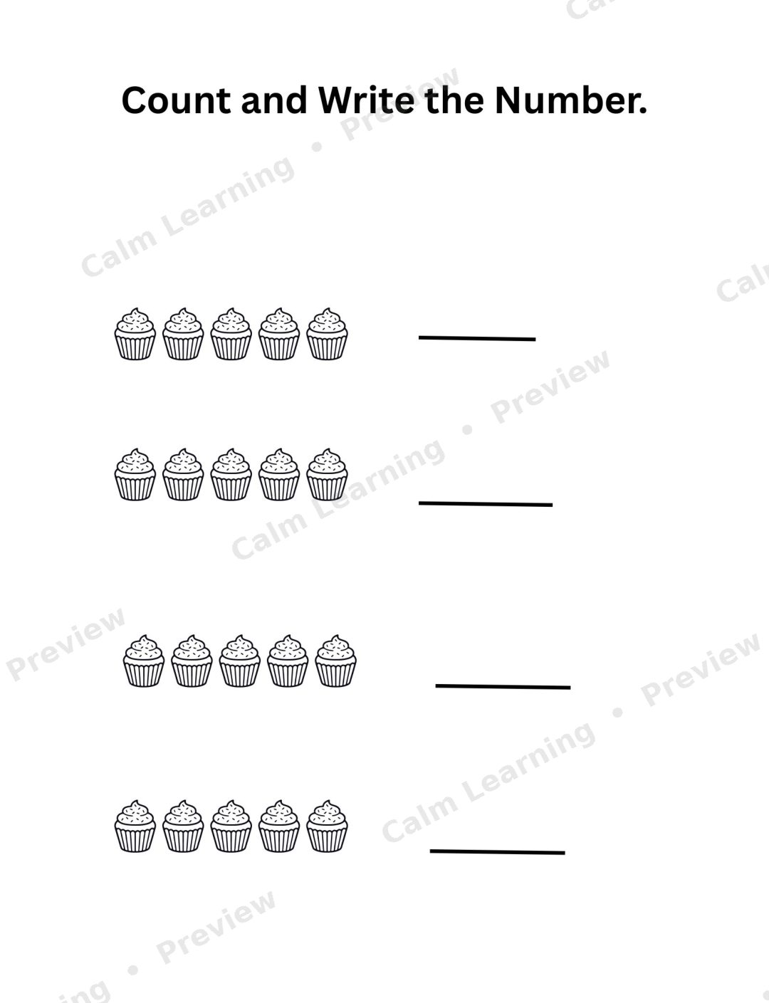 Numbers 11 to 20 Worksheets preview page 2