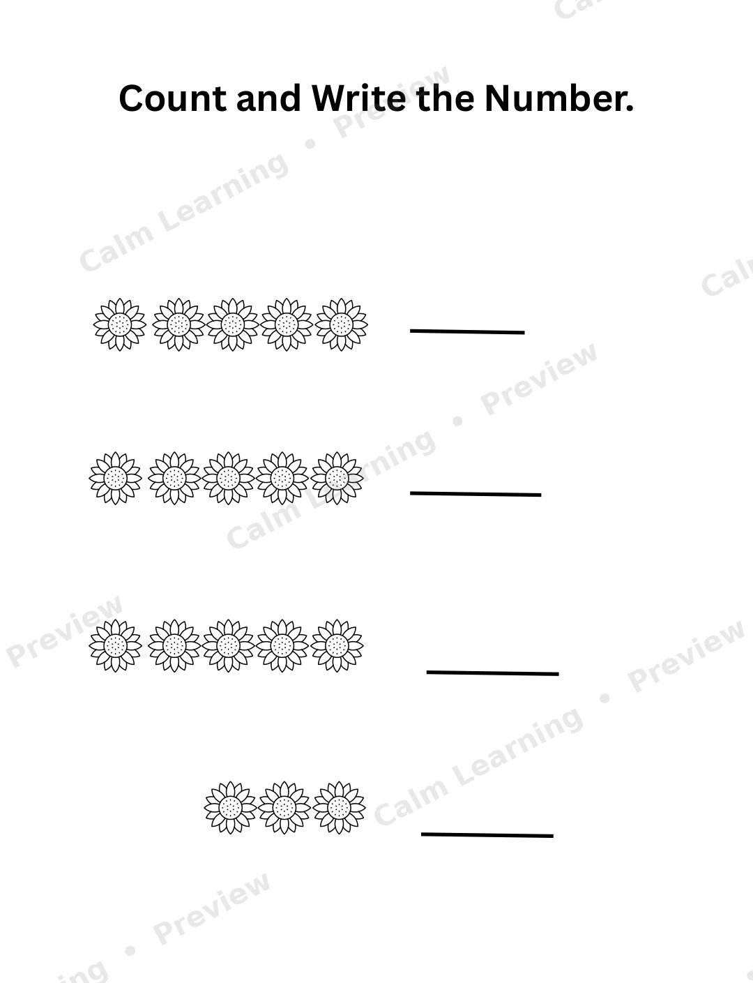Ocean Math Workbook preview page 2