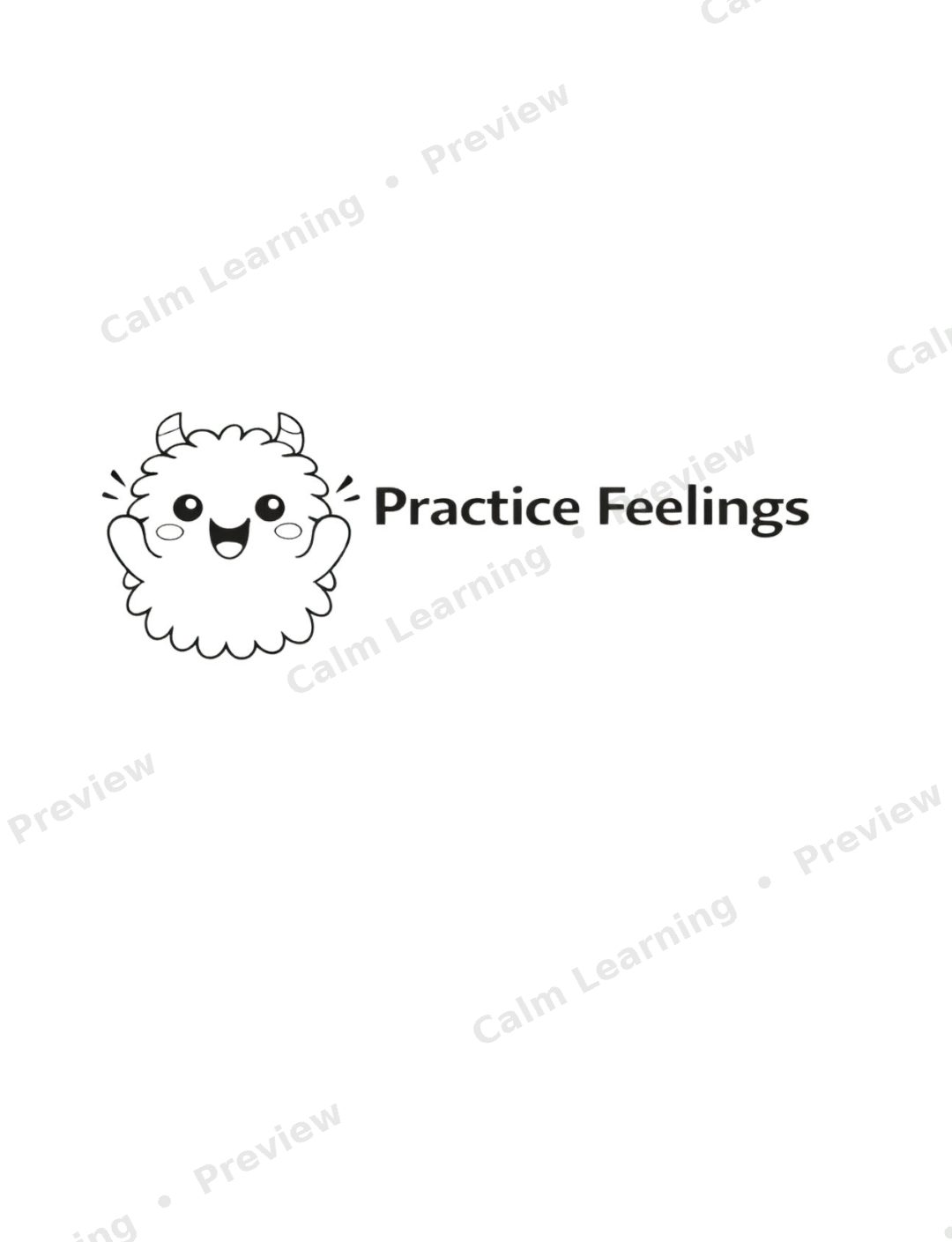 SEL Check-In Worksheets: Monster Emotions System preview page 3