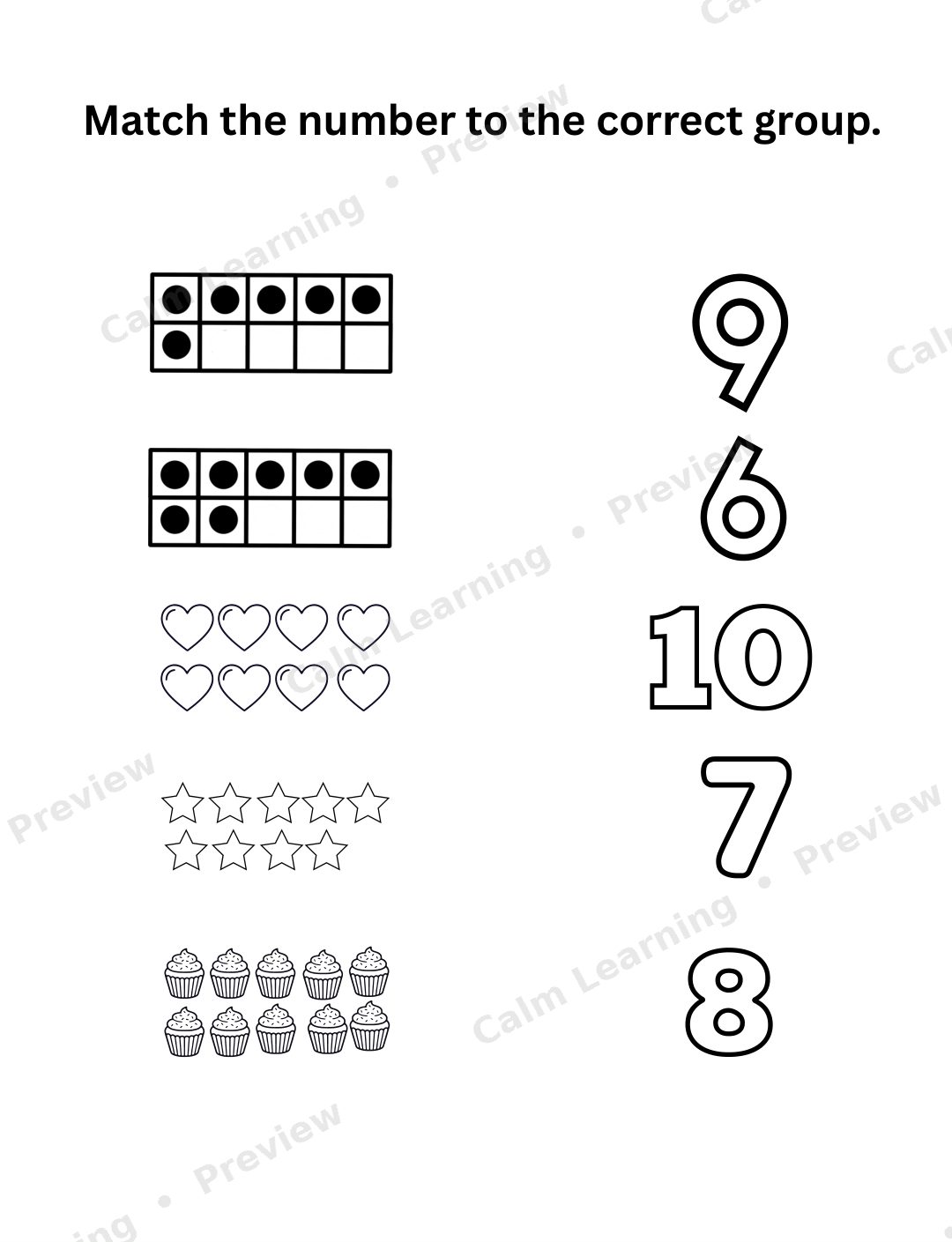 Space Math Workbook preview page 1