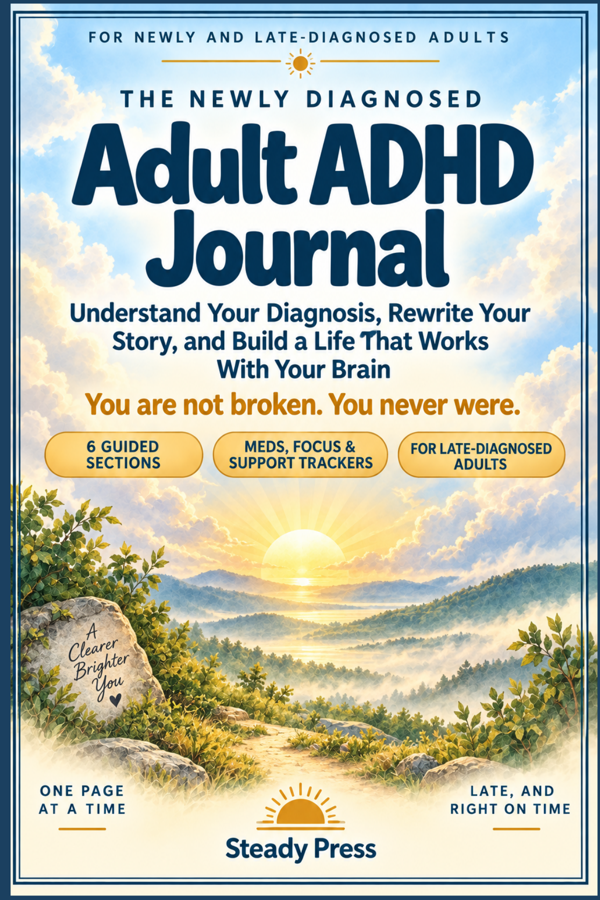 The Newly Diagnosed Adult ADHD Journal front cover
