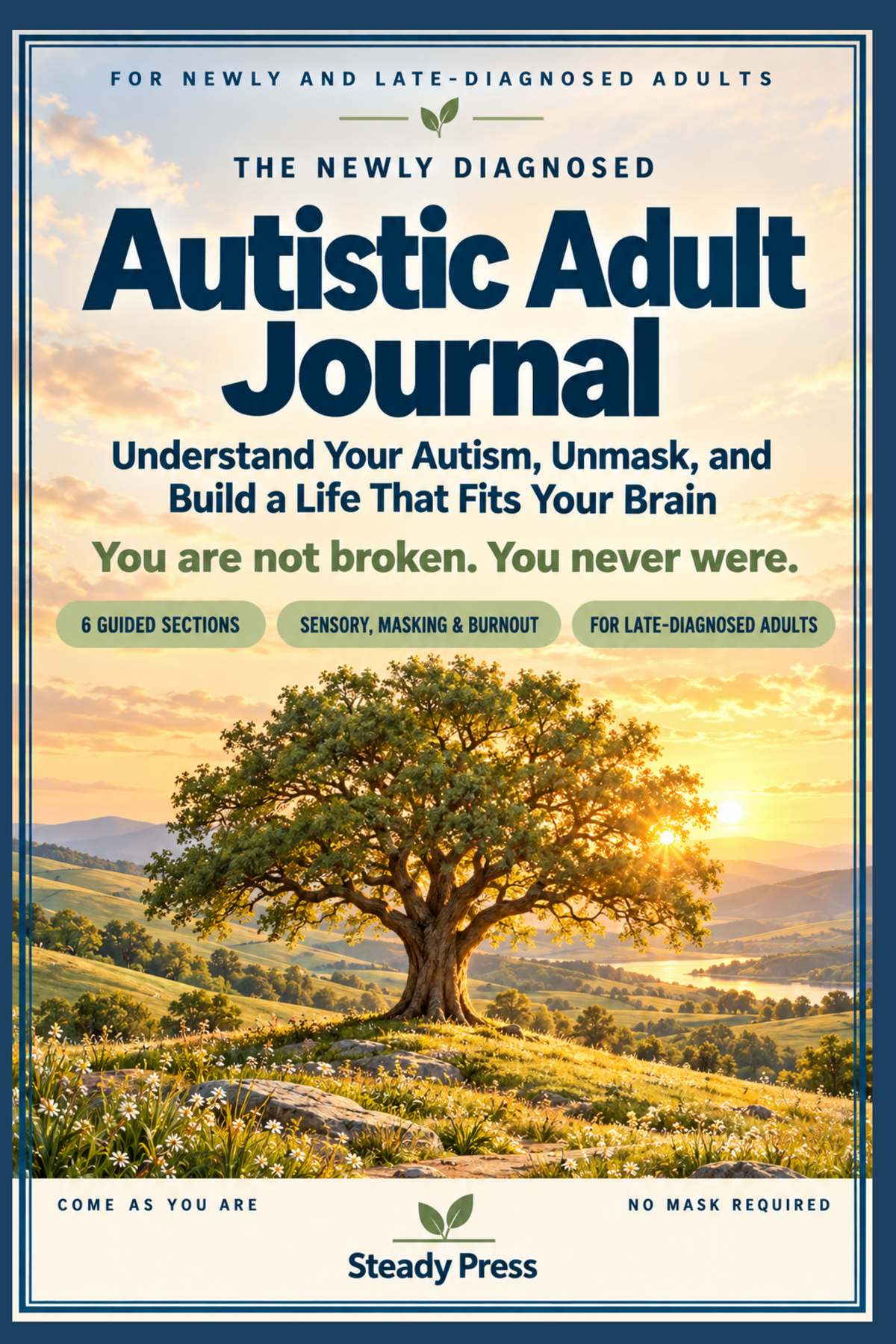 The Newly Diagnosed Autistic Adult Journal front cover