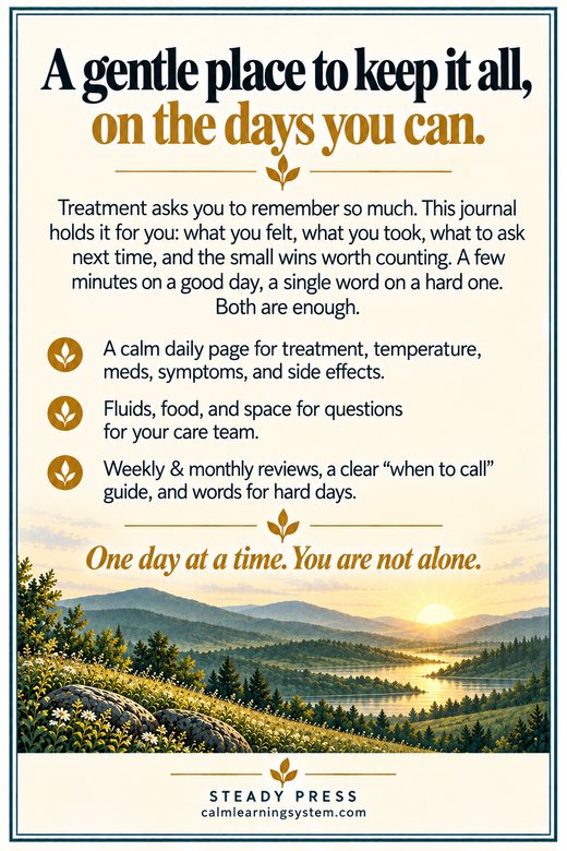 The Cancer Treatment Journal - back cover
