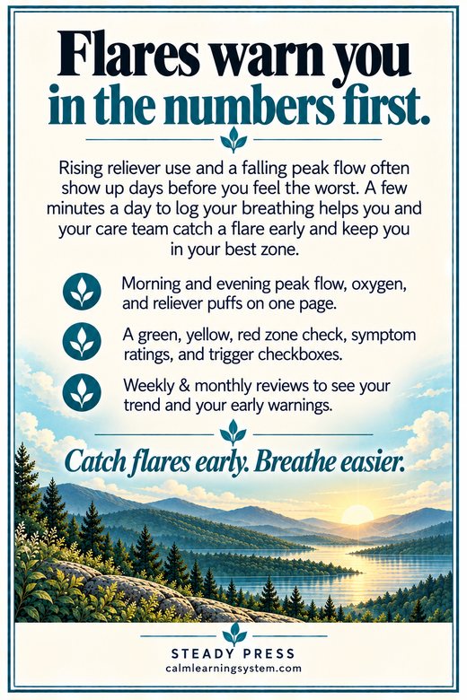 The Asthma & COPD Log - back cover